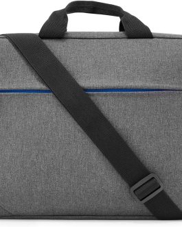 HP Prelude Top Load Notebook Carrying Case 15.6 Black & Grey Blue Zipper
